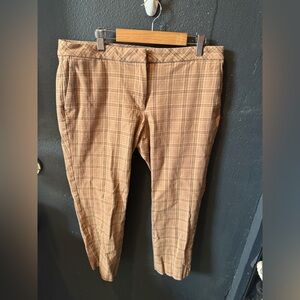 Women’s J. Jill Premium Plaid Ankle Length Pants